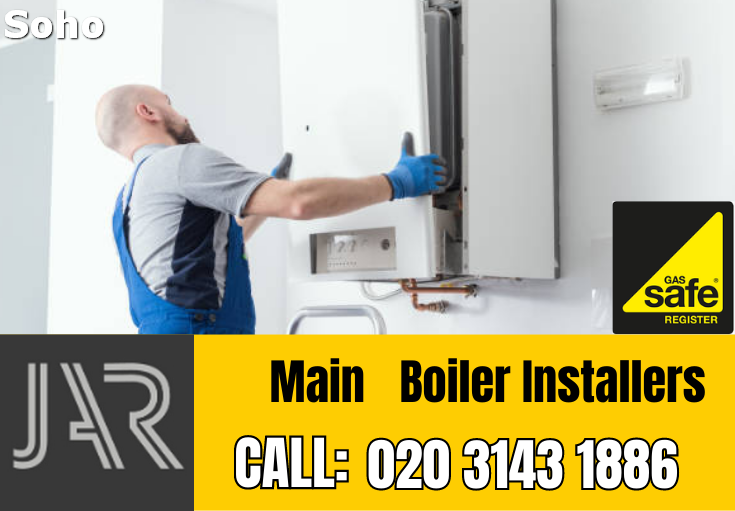 Main boiler installation Soho